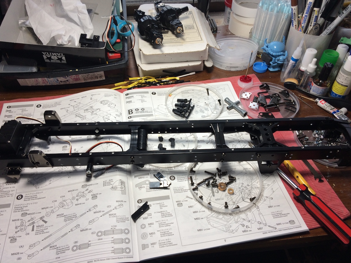 タミヤ 1/14 電動R/Cトラック メルセデツ・ベンツ アロクス3363