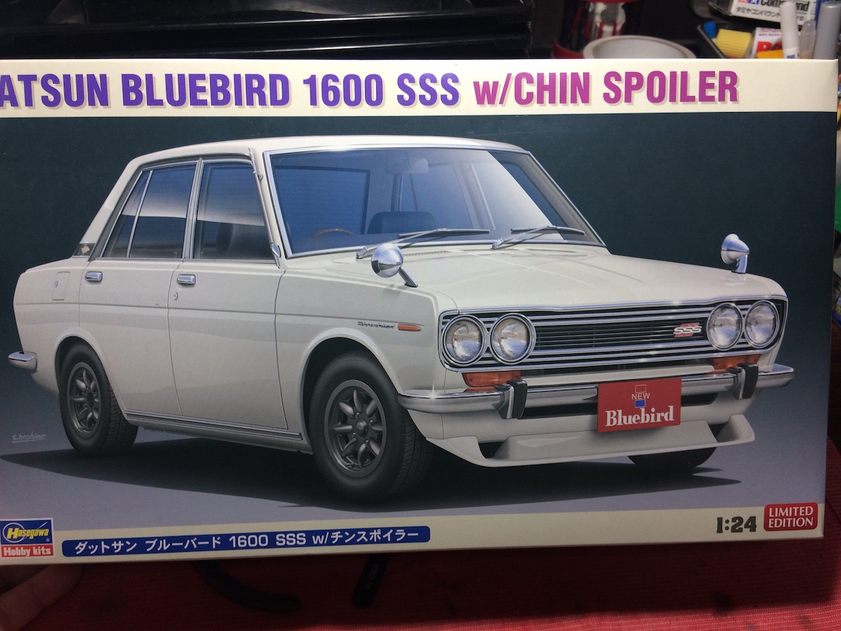 ハセガワ 1/24 日産 ダットサン・ブルーバード1600 SSS & アトリエ