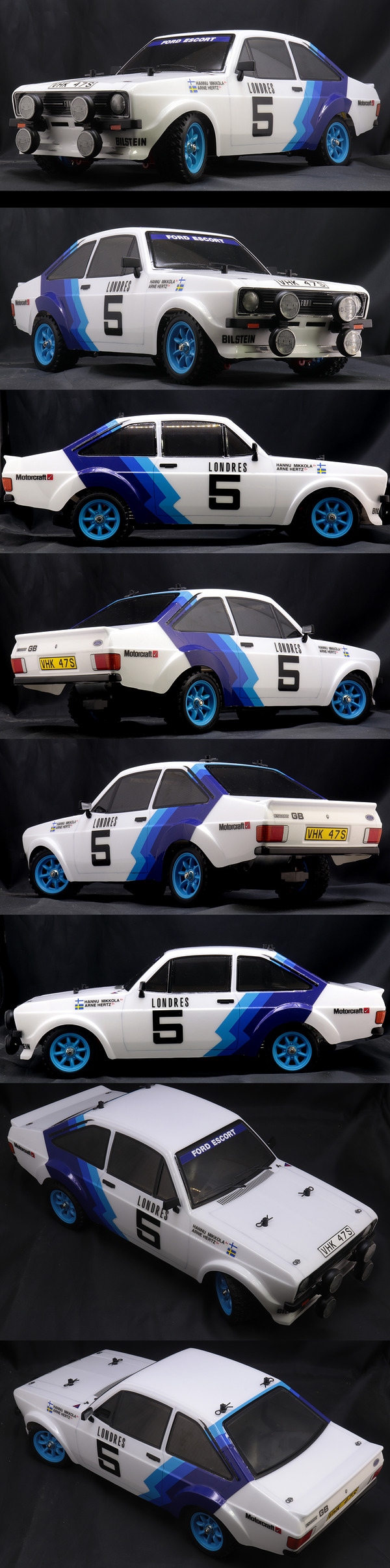 タミヤ 1/10 R/Cカー フォード エスコートMK.IIラリー タミヤ 1/10 R/Cカー フォード エスコートMK.IIラリー