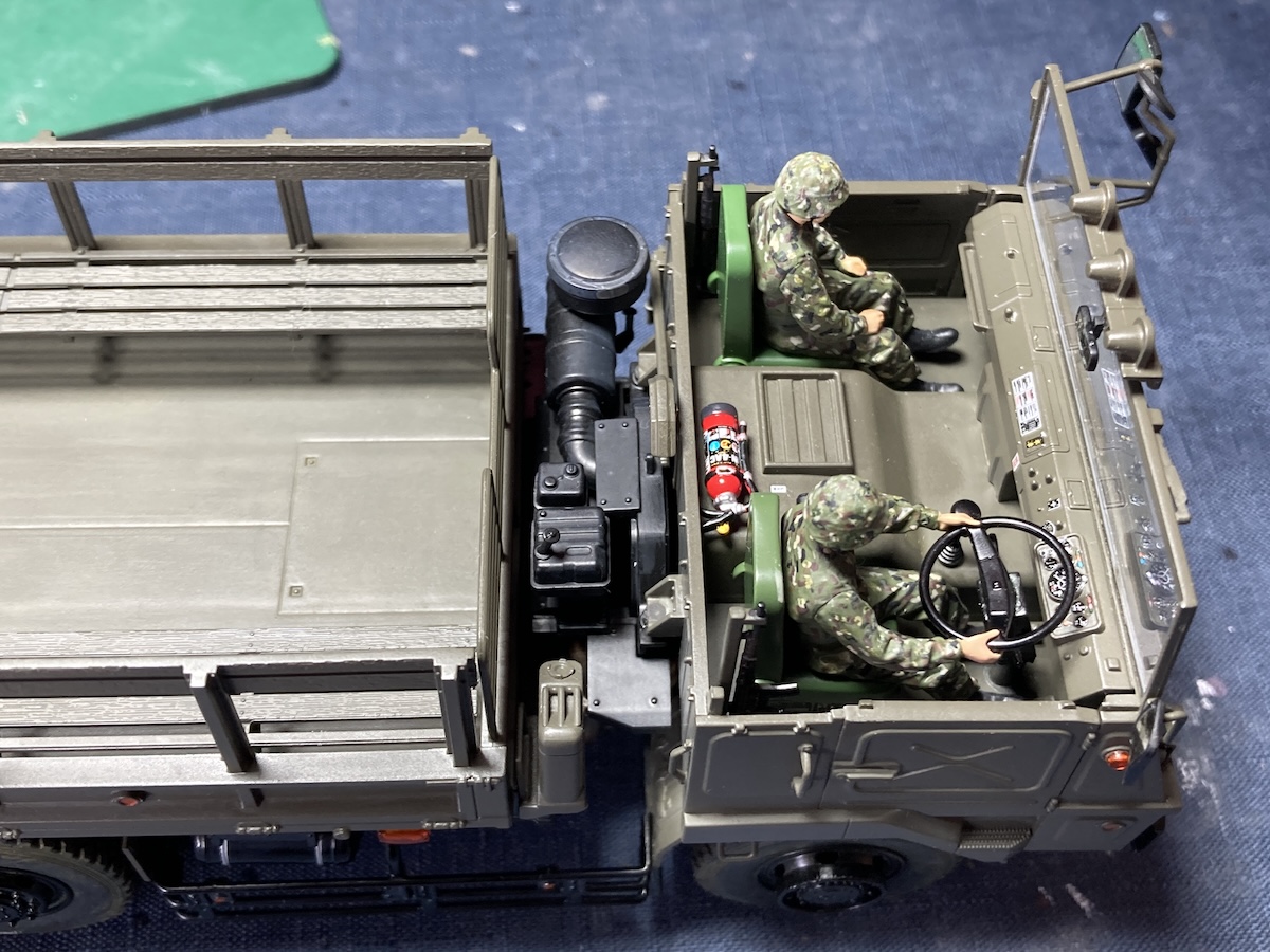 アオシマ 1/35 陸上自衛隊73式大型トラック ISUZU SKW-464
