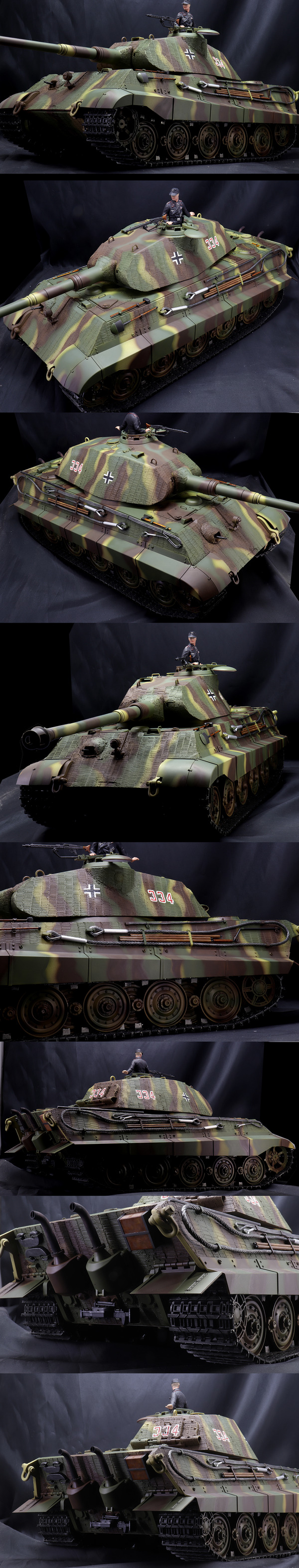 タミヤ 1/16 R/Cタンク キングタイガー(ポルシェ砲塔 タミヤ 1/16 R/Cタンク キングタイガー(ポルシェ砲塔