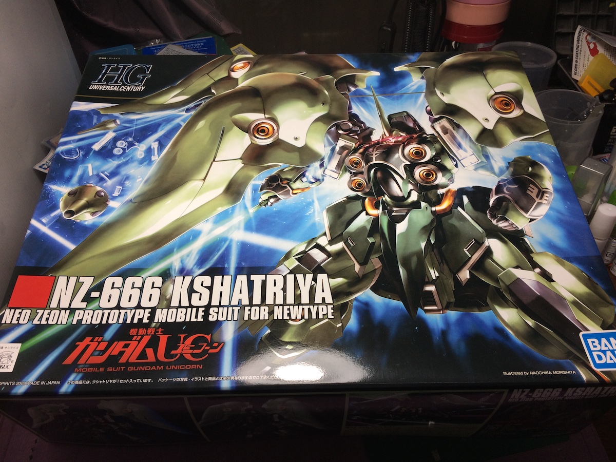 機動戦士ガンダム クシャトリヤ レジンキット 取り寄せ]HGUC 1/144 NZ