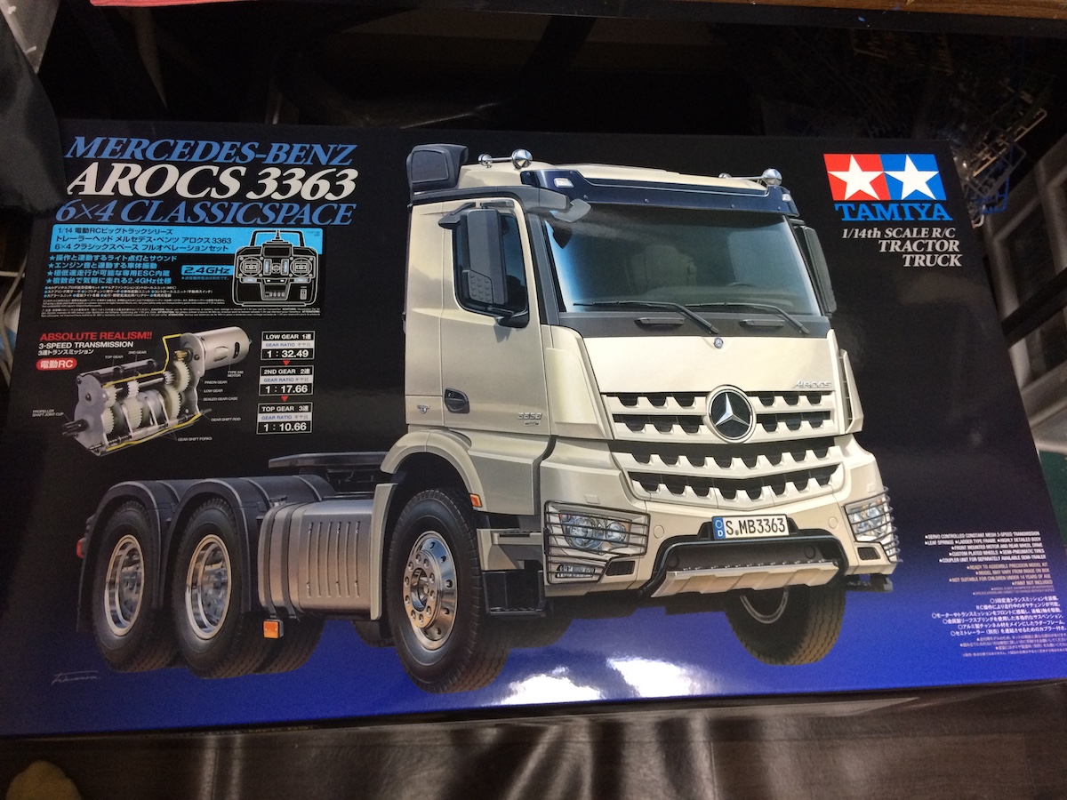 タミヤ 1/14 電動R/Cトラック メルセデツ・ベンツ アロクス3363 タミヤ 1/14 電動R/Cトラック メルセデツ・ベンツ アロクス3363