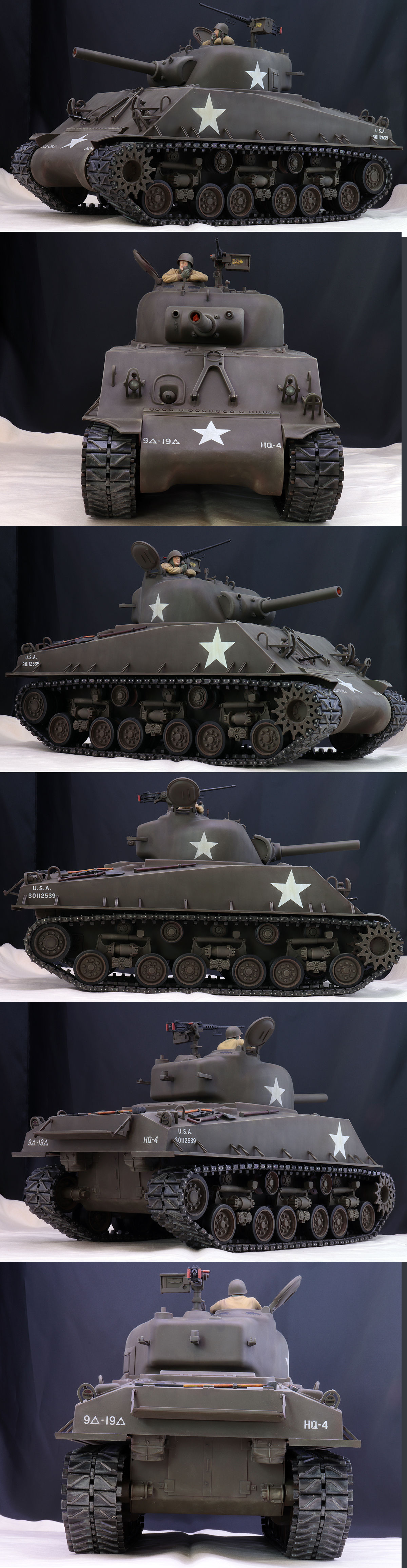 タミヤ 1/16当時物 M4シャーマン戦車 フルオペ フルセット タミヤ 1/16 RCタンクシリーズ M4シャーマン （105mm榴弾砲