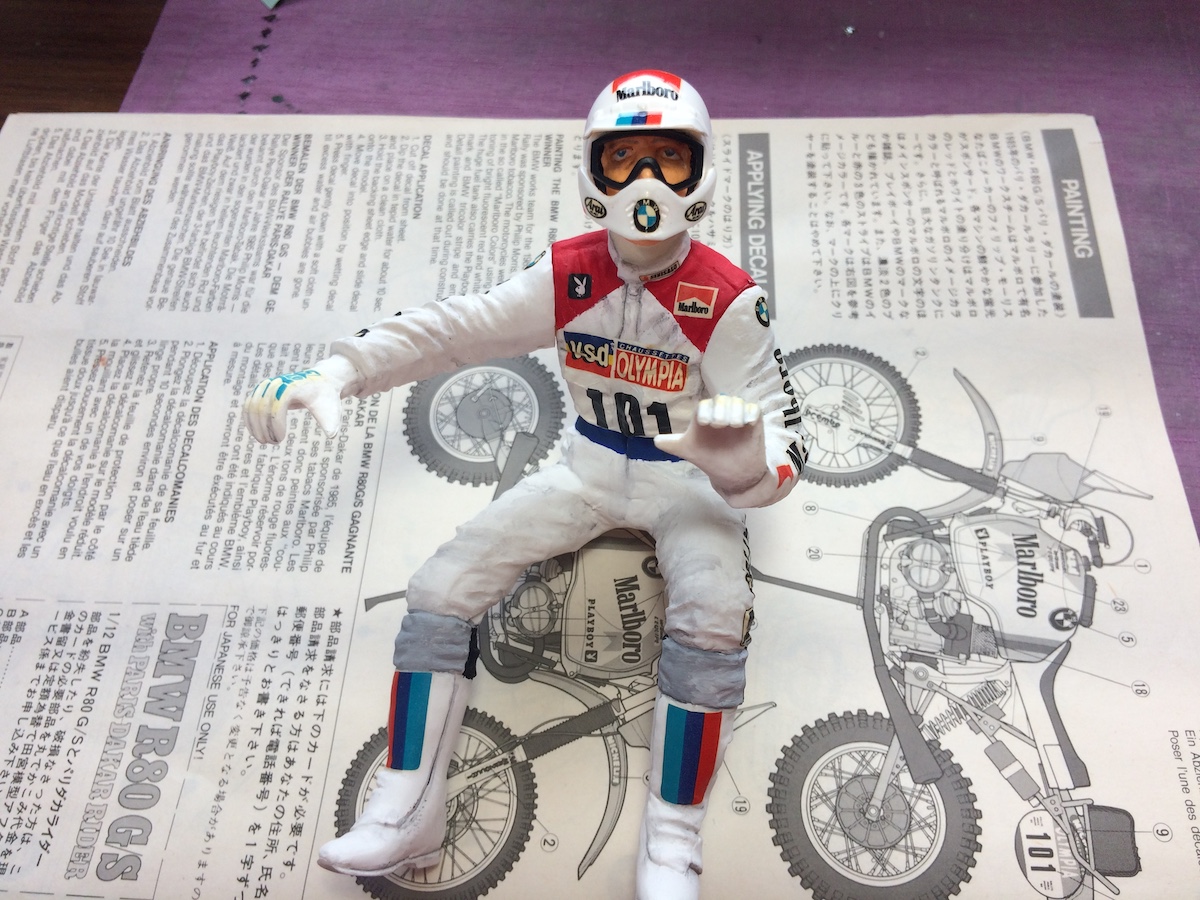 タミヤ 1/12 BMW R80G/S with パリダカライダー : 〜hontepetaの