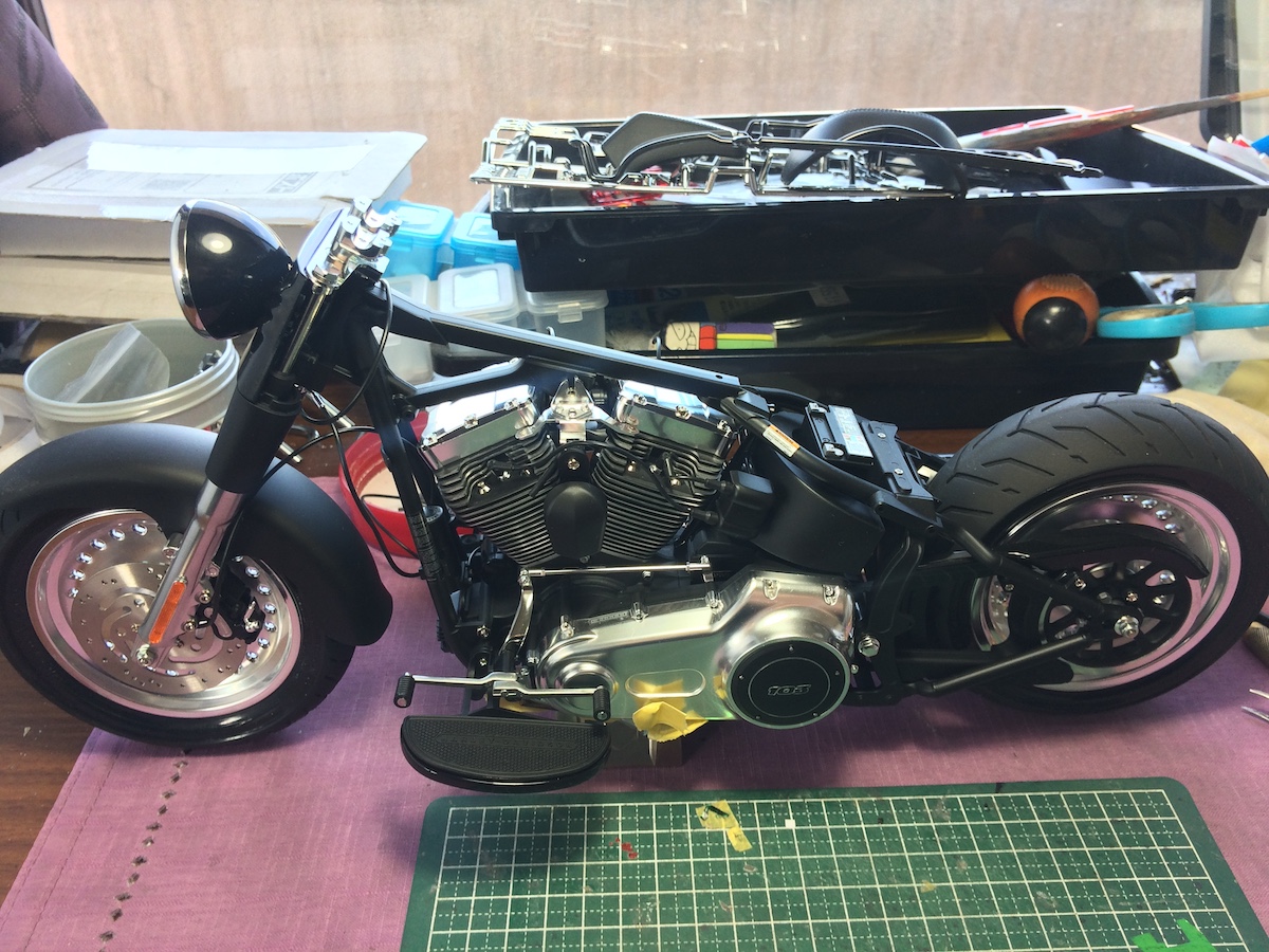 タミヤ1/6 ハーレーダビッドソンFLSTFB ファットボーイロー タミヤ1/6 ハーレーダビッドソンFLSTFB ファットボーイロー