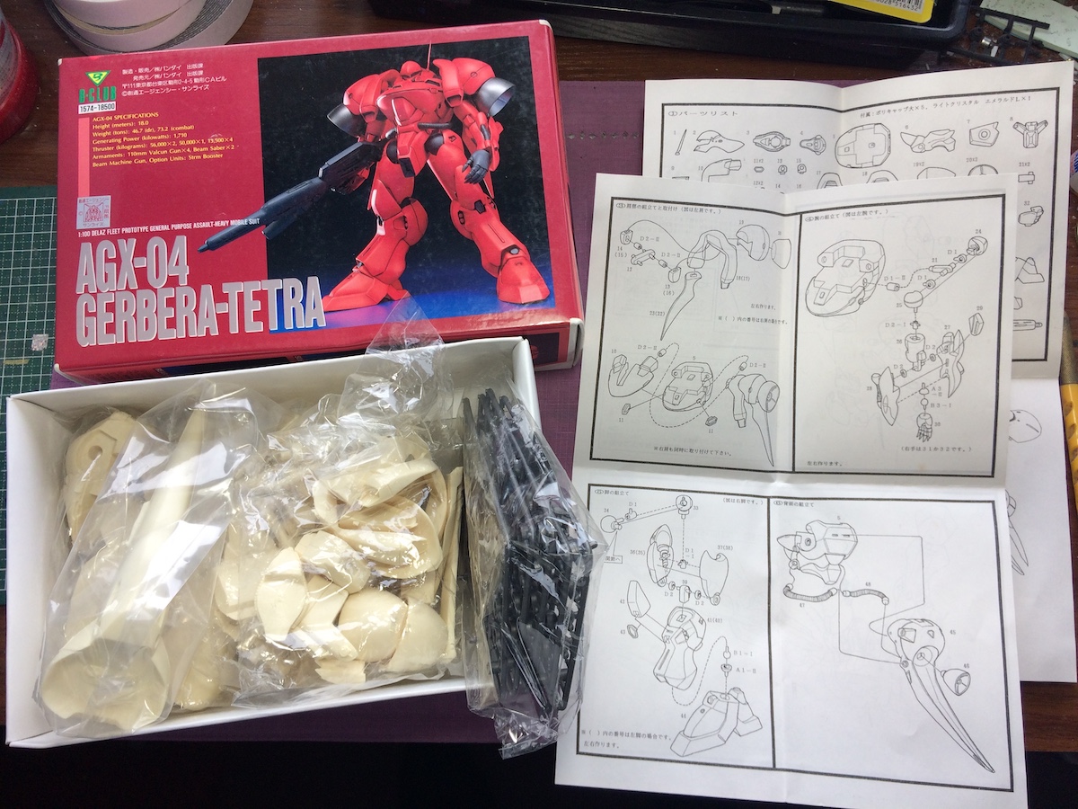 Amazon.co.jp: RE 1/100 GP-04 試作4号機 ガーベラ 改造パーツ