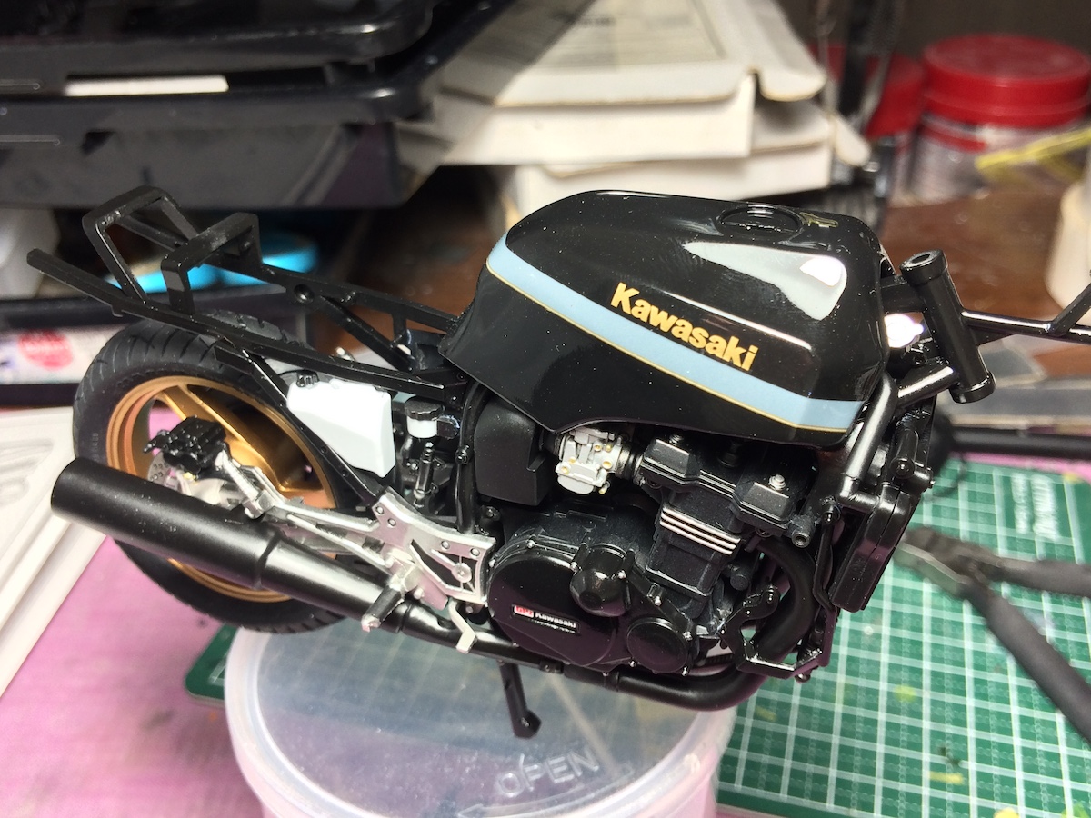 wits 1/12 GPZ900Rニンジャ ：訳あり 青島文化教材社 1/12 バイク