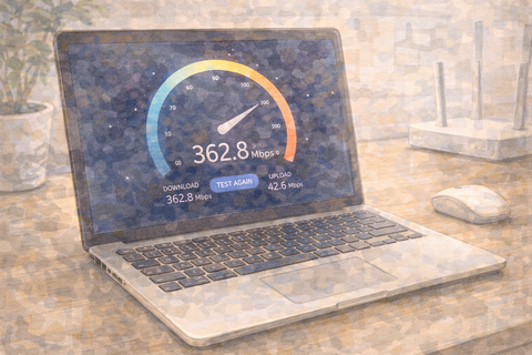 インターネットのスピードテスト