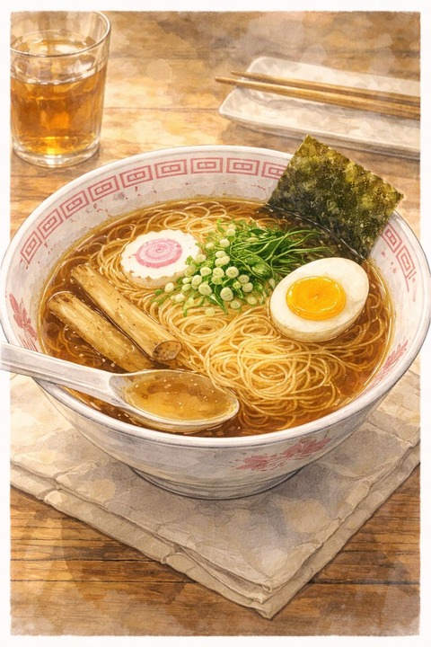チャーシュー無しラーメン