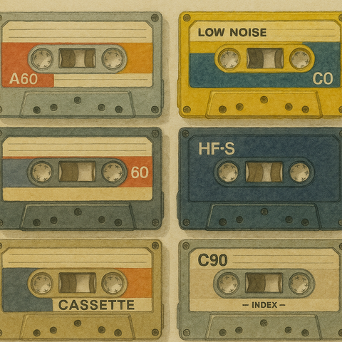 色々なカセットテープ