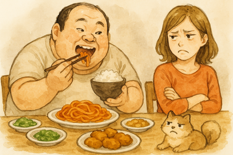 食いつくし系旦那と嫌そうな嫁