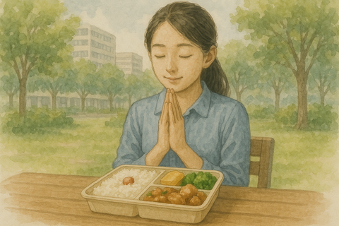 お弁当いただきます