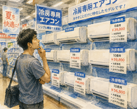 冷房専用のクーラー
