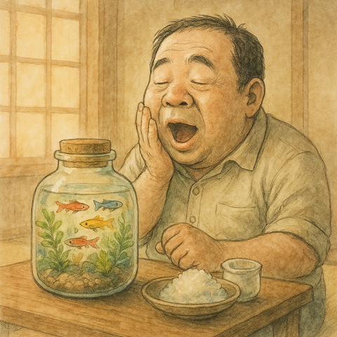 丸山さんの水槽眺め