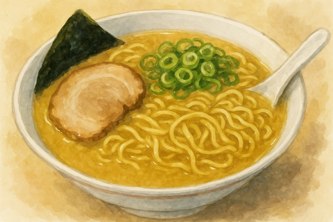 ドロドロスープのラーメン