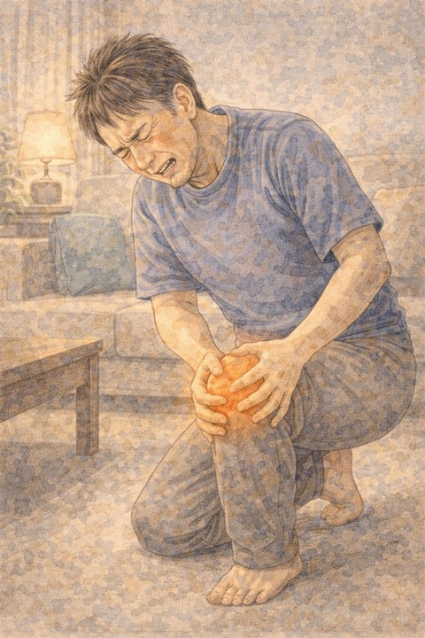 膝関節が痛い男性