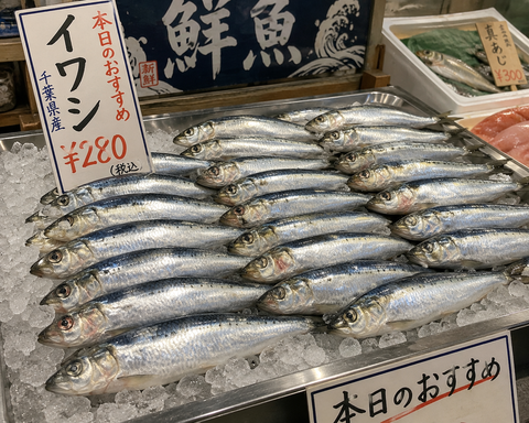 魚屋のイワシ