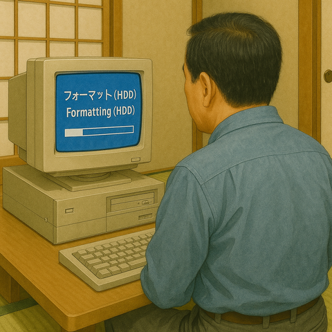 フォーマット中