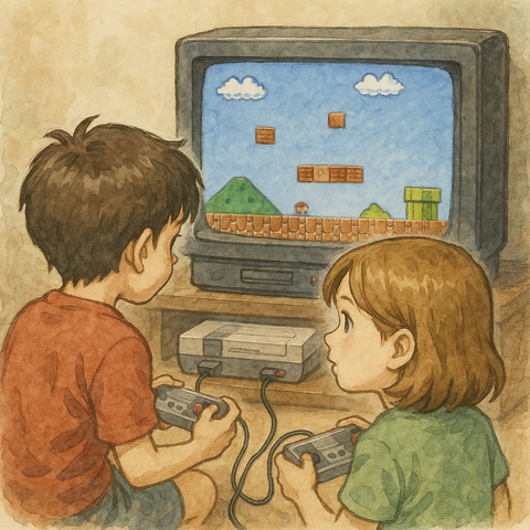 レトロゲームを楽しむ
