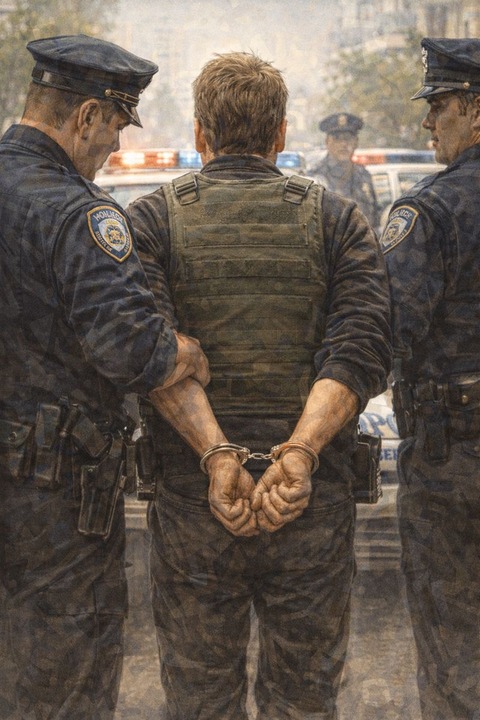 逮捕されるCTU（対テロ組織）の捜査官