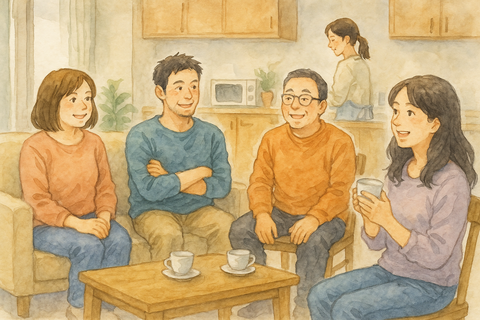 アラフォーだけでシェアハウス