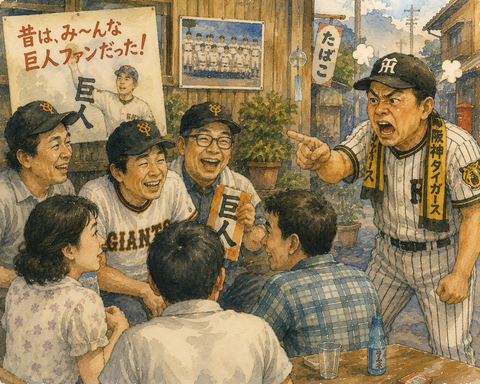巨人ファン怒る阪神ファン