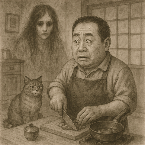 霊体験をする丸山さん