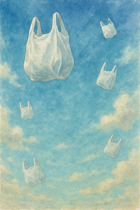 空飛ぶゴミ袋