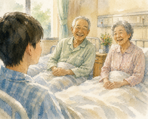 入院したときに同室になった老夫婦