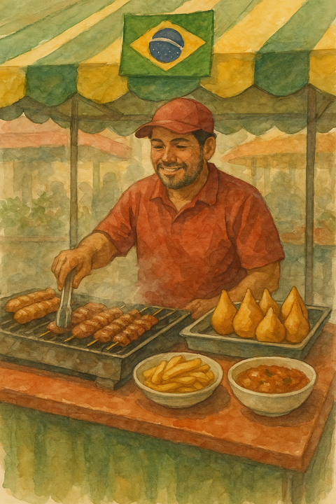 ブラジルの屋台