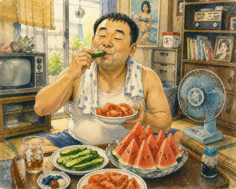 キュウリやトマト、スイカといった夏野菜