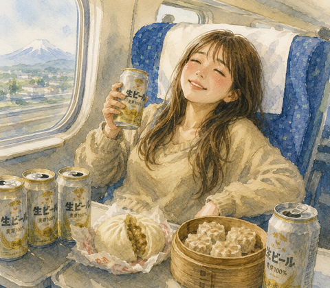「新幹線での酒は禁止にしてほしい」　新幹線で帰る夜の駅弁＋ビールが最高なんだが 俺、迷惑かけてるのか？