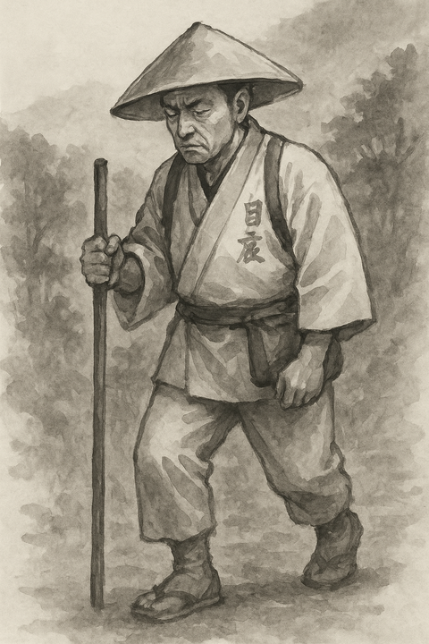 中年男性お遍路さん