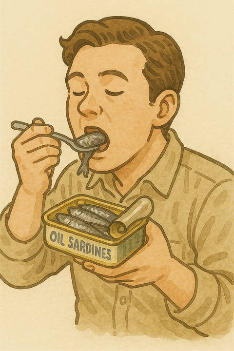 オイルサーディン缶詰