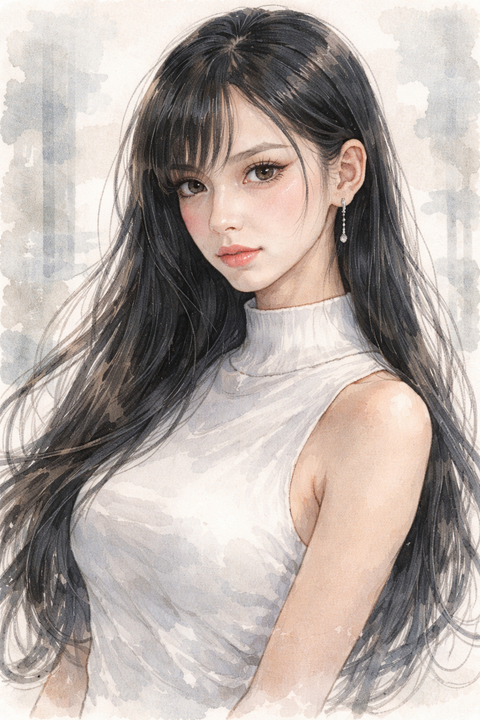 クール系美女