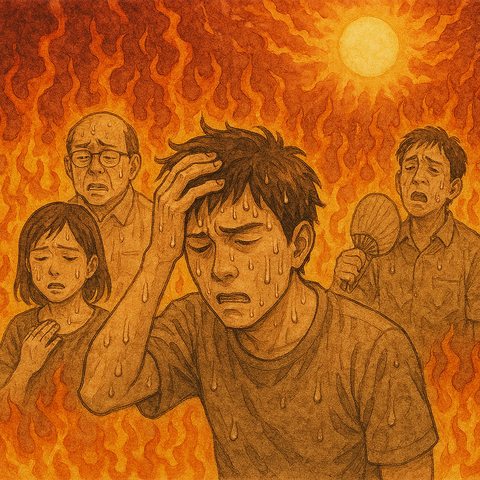 地獄の業火のような夏日