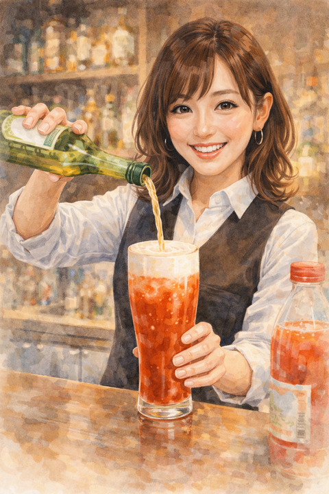 【麦酒】トマトジュースで割り出したらはまった それまではビールきらいだった