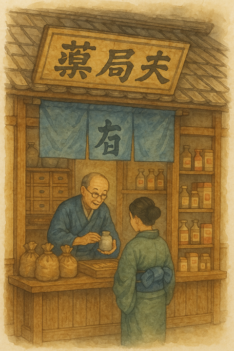 江戸時代のドラッグストア