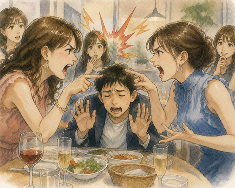 女同士のマウント合戦が飛び火して男のせいになる