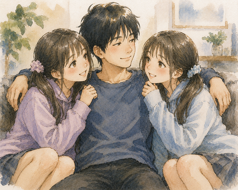 付き合ってる彼女が可愛い双子