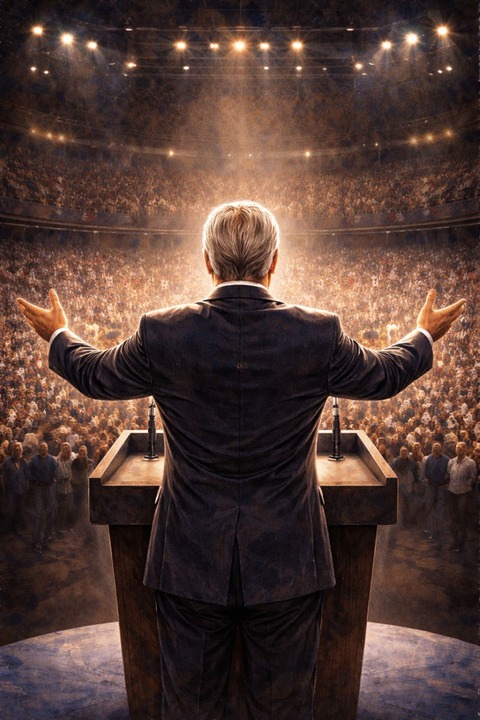 演説する大統領