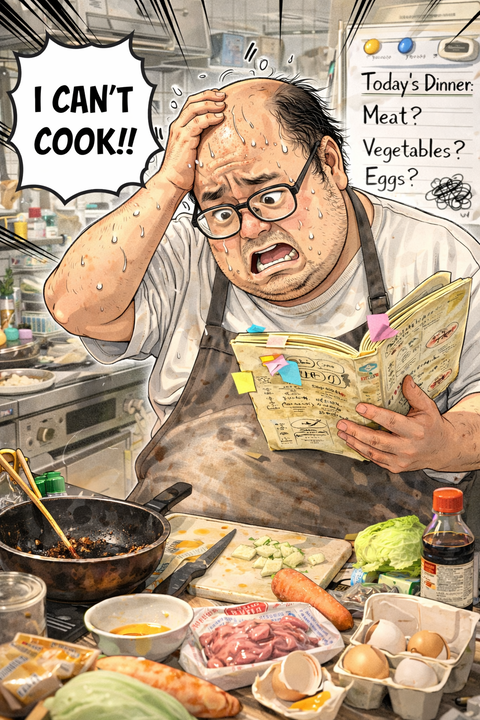 料理の作れない男性