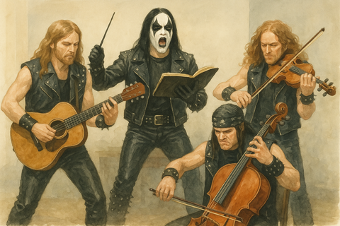 クラシックを演奏するヘビーメタルバンド