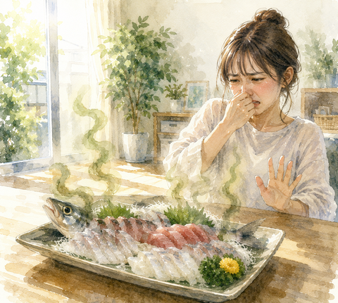 刺身が臭い