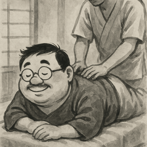 マッサージを受ける