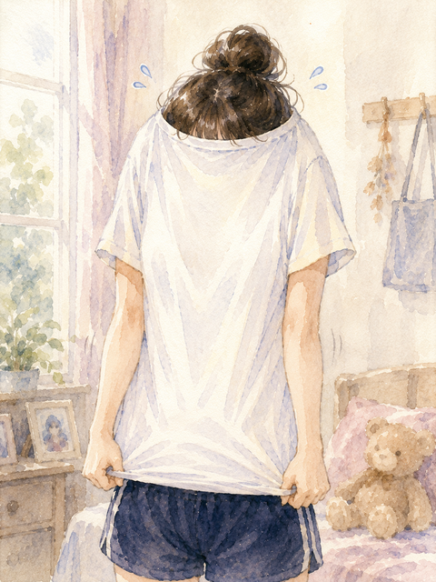 Tシャツが着れない女性
