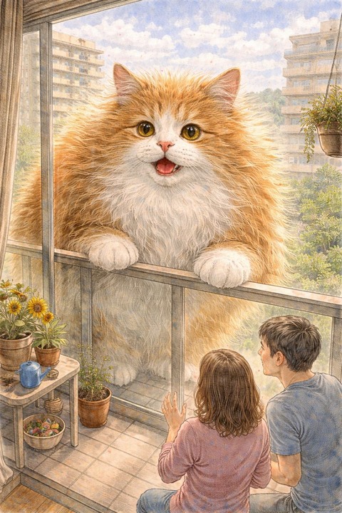 ライオン丸みたいな猫