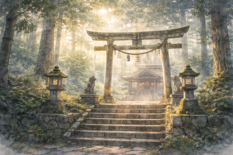 山にある神社