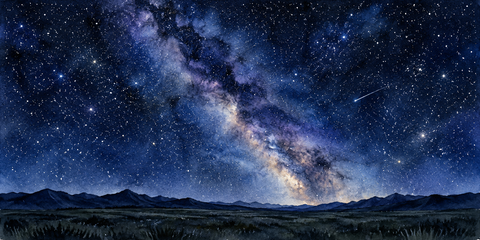 広大に広がる星空